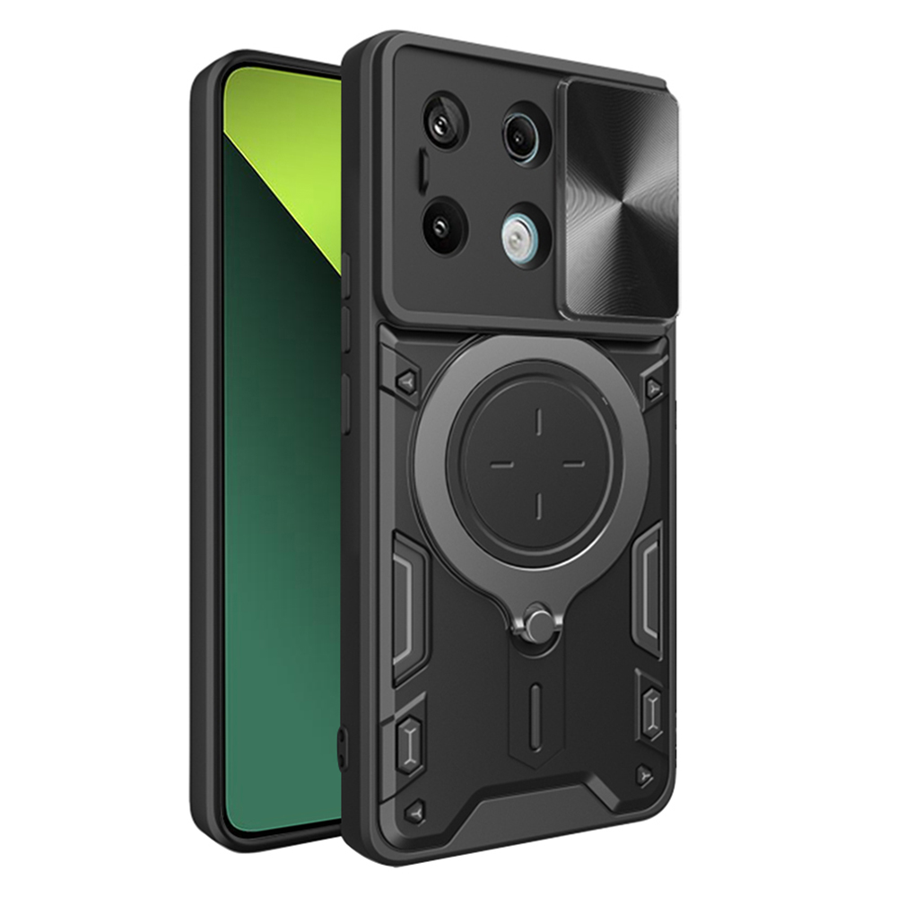 Калъф за Xiaomi Redmi Note 13 Pro 5G / Poco X6 - Techsuit CamGuard Pro - Черен