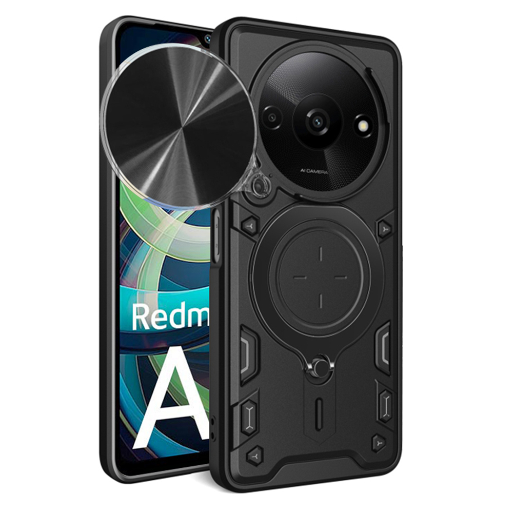 Калъф за Xiaomi Redmi A3 / Redmi A3x - Techsuit CamGuard Pro - Черен