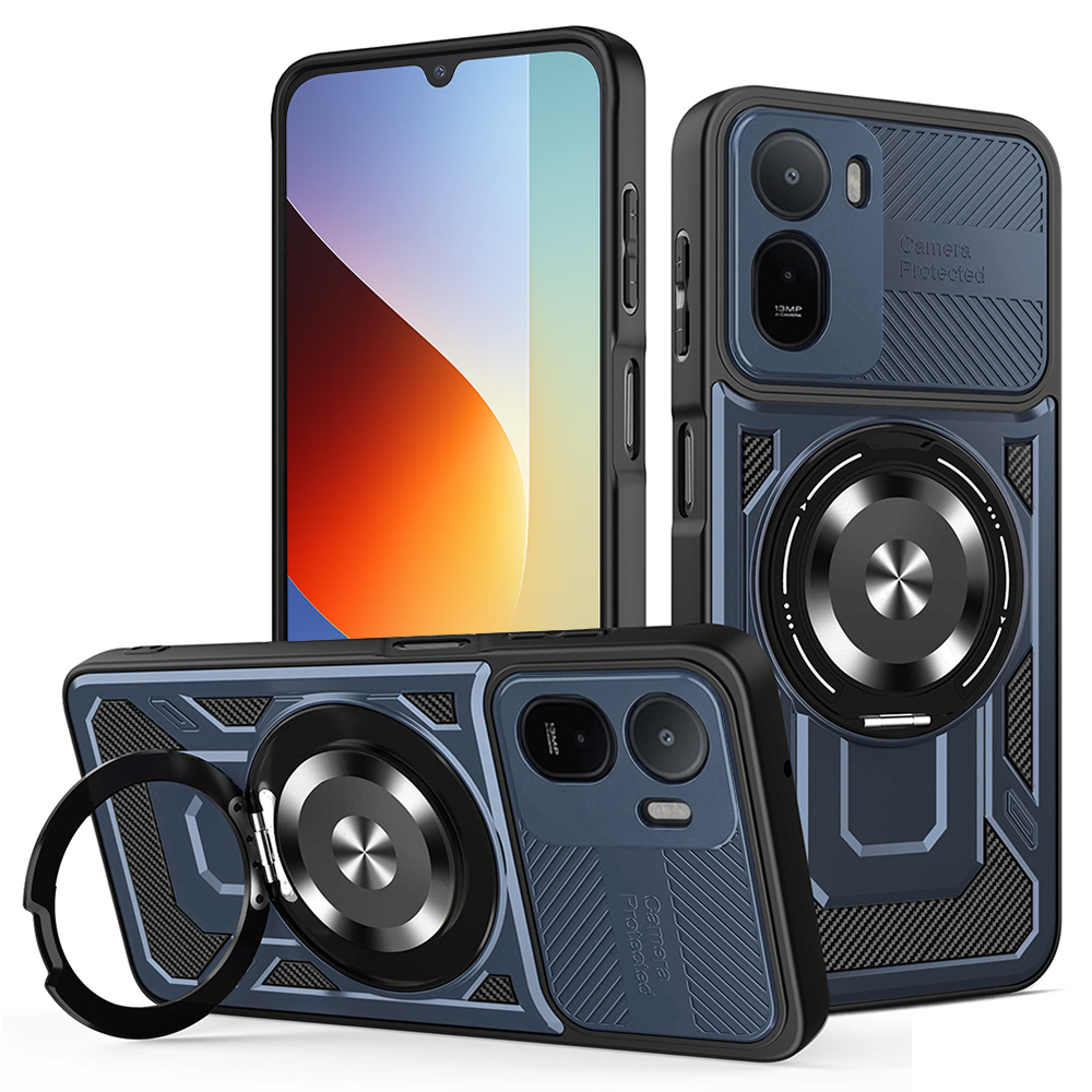 Калъф за Xiaomi Redmi A7 Pro 4G - Techsuit RuggedCam - Син