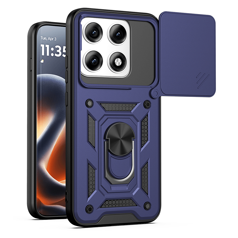 Калъф за Motorola Edge 70 Pro - Techsuit CamShield Series - Син