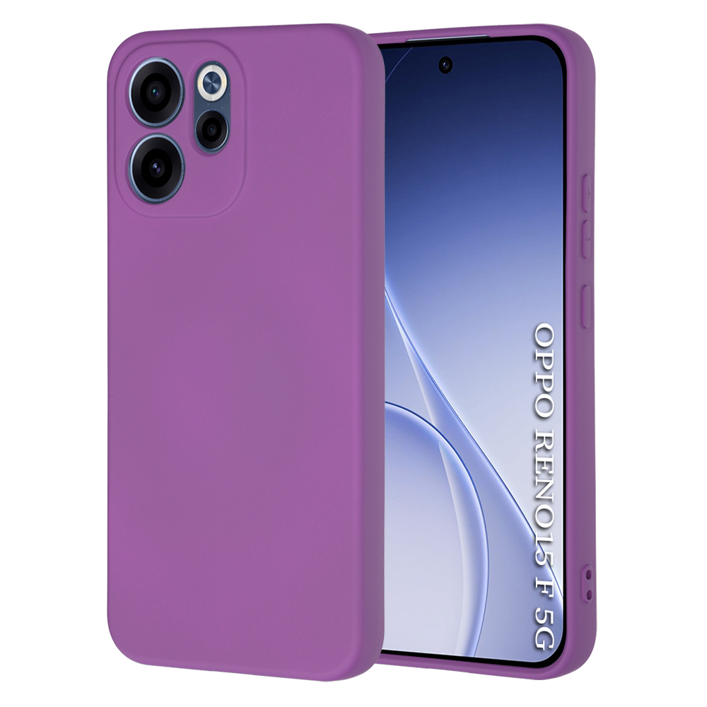 Калъф за Oppo Reno15 F / Reno15 FS 5G - Techsuit SoftFlex - Лилав