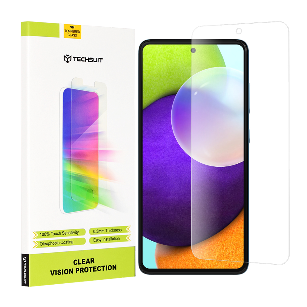Капак за Samsung Galaxy A52 4G - Techsuit Прозрачен Vision Glass - Прозрачен
