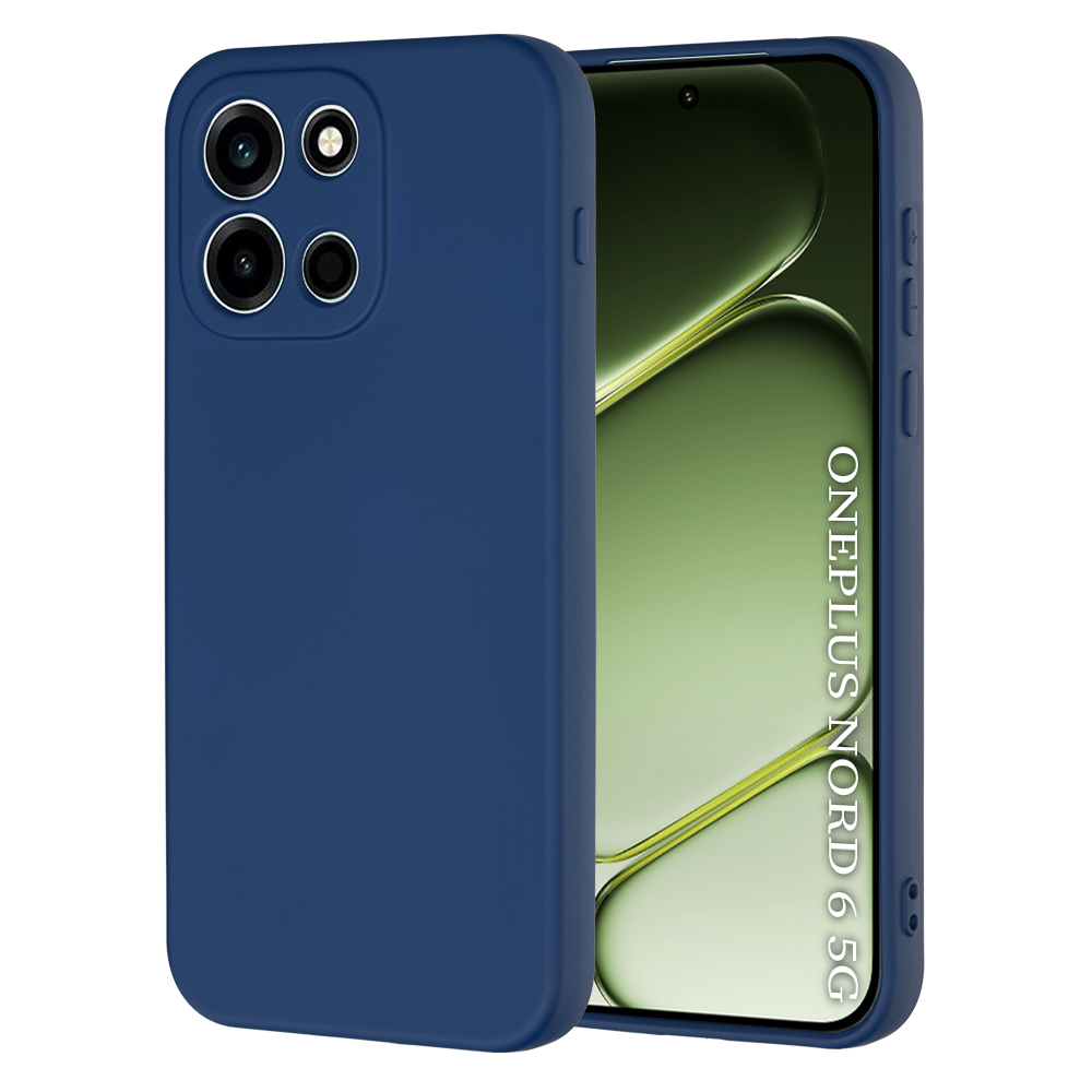 Калъф за OnePlus Nord 6 - Techsuit SoftFlex - Тъмносин Син