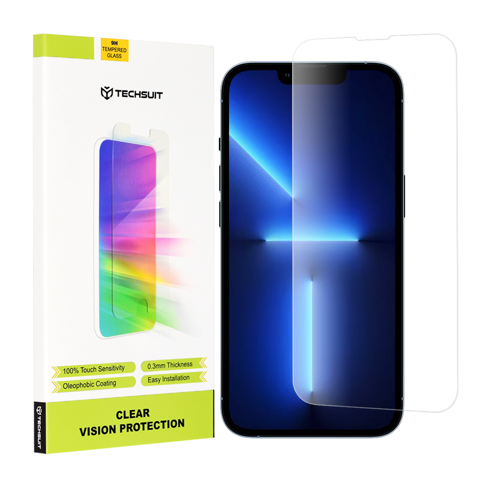 Калъф за iPhone 13 Pro Max / iPhone 14 Plus - Techsuit Прозрачен Vision Glass - Прозрачен