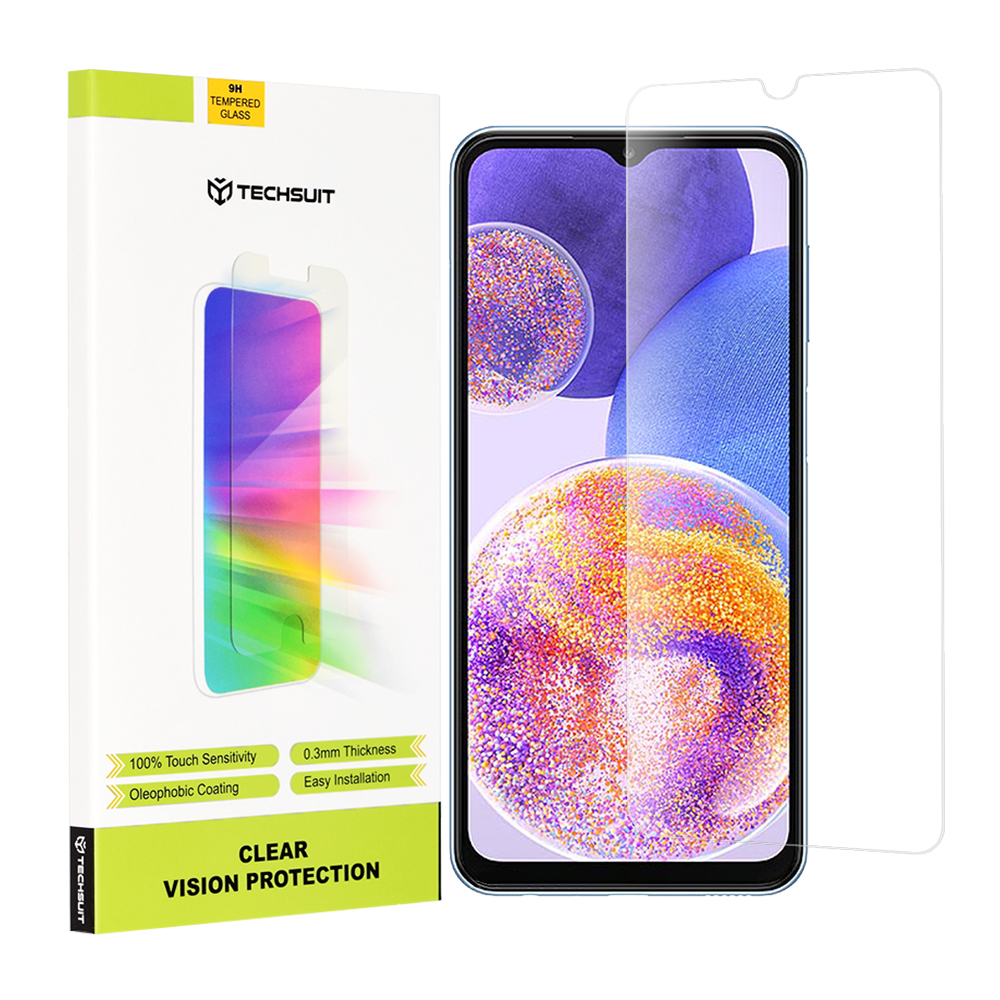 Капак за Samsung Galaxy A23 / A23 5G / M23 / F23 / M33 / A13 4G / M13 / F13 - Techsuit Прозрачен Vision Glass - Прозрачен