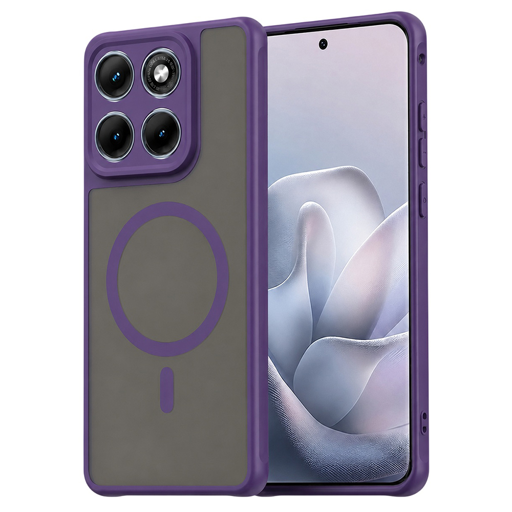 Калъф за Motorola Edge 70 Fusion - Techsuit HaloFrost II MagSafe - Лилав