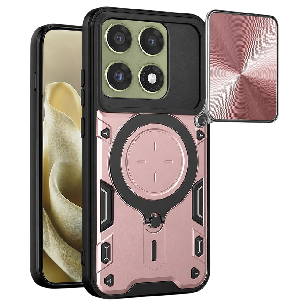 Калъф за Motorola Edge 70 Pro - Techsuit CamGuard Pro - Розово злато