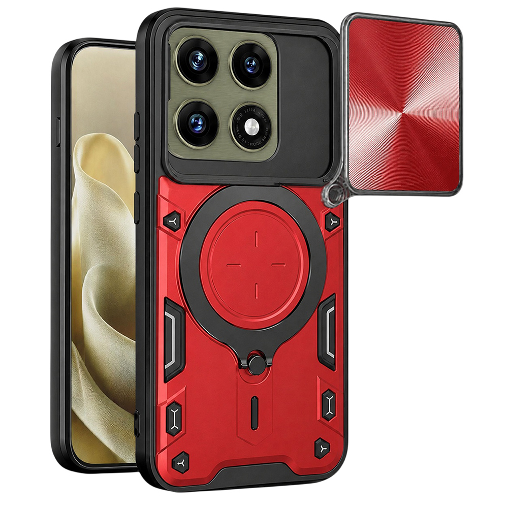 Калъф за Motorola Edge 70 Pro - Techsuit CamGuard Pro - Червен