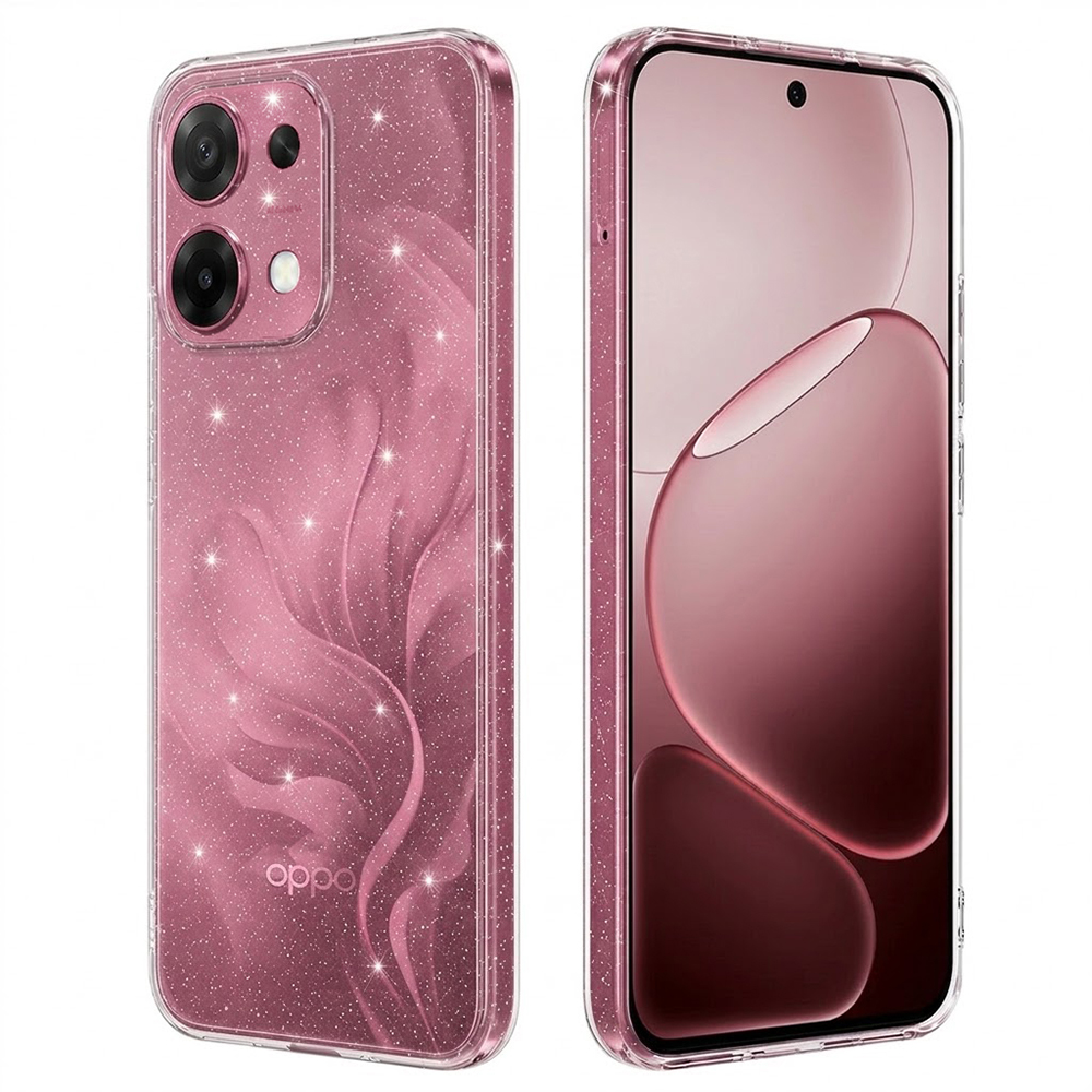 Калъф за Oppo A6 Pro 4G / A6 Pro 5G - Techsuit SparkleSkin Series - Прозрачен
