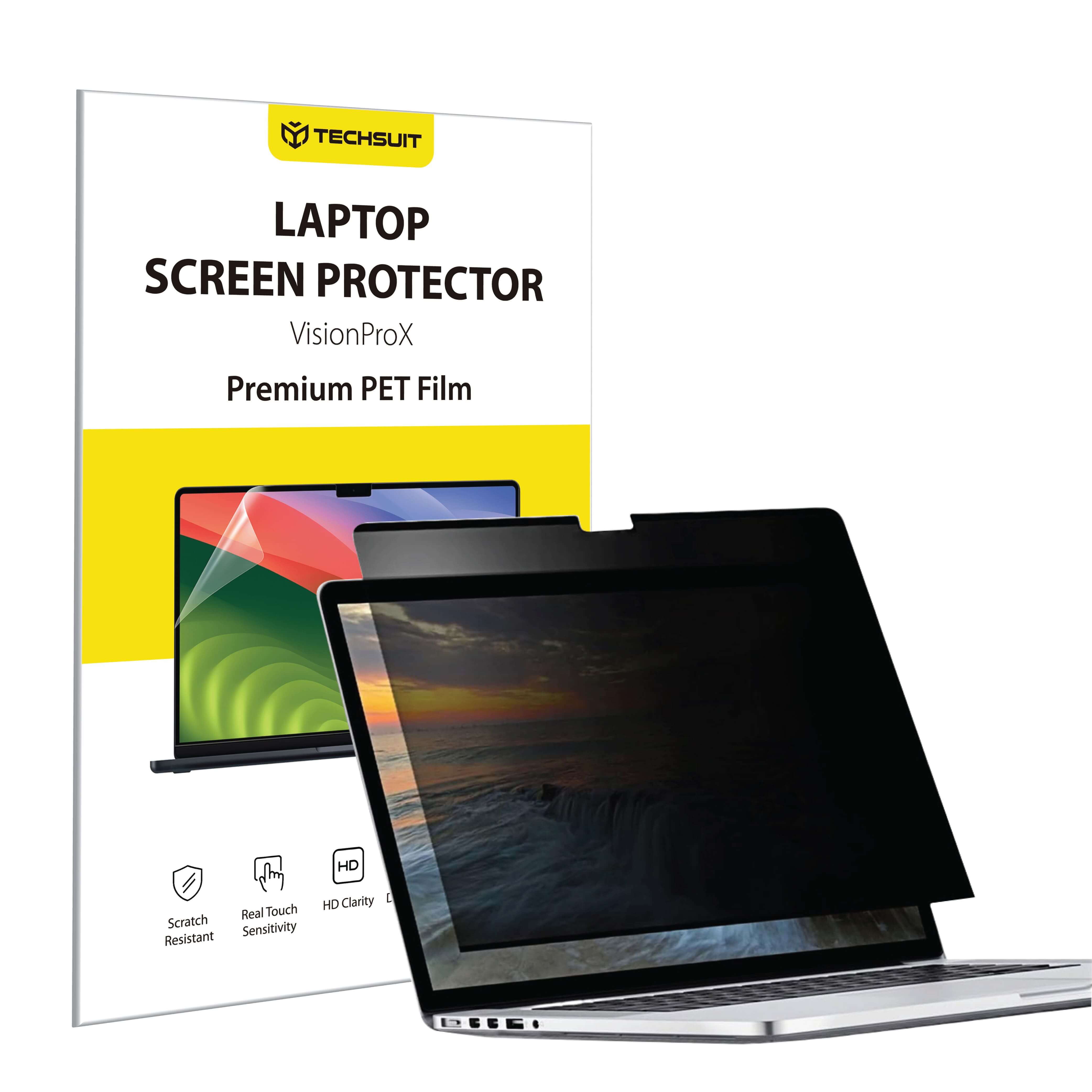 Калъф за MacBook Pro 16" (2024 / 2026) - Techsuit VisionProX Magnetic - Поверителност