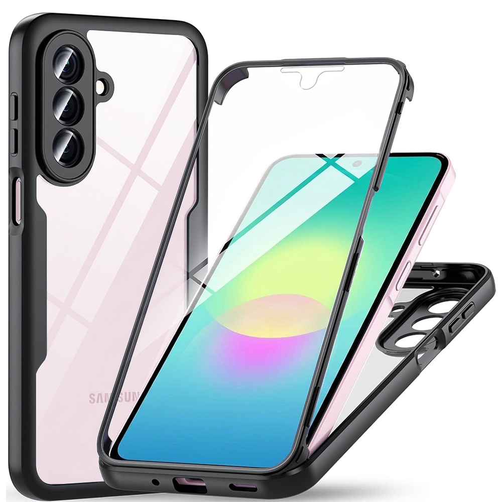 Калъф за Samsung Galaxy A27 5G + Капак - Techsuit ColorVerse 360 Series - Черен