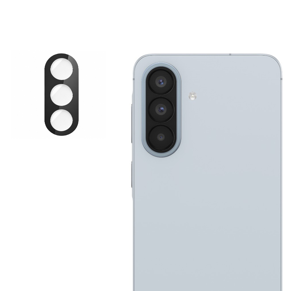 Капак за камера за Samsung Galaxy A57 5G - Techsuit Full Camera Glass - Черен
