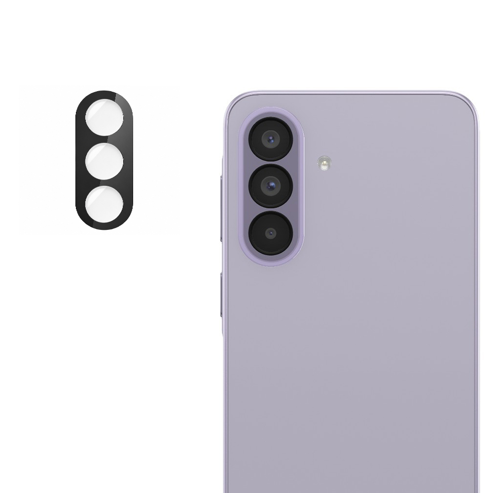 Капак за камера за Samsung Galaxy A37 5G - Techsuit Full Camera Glass - Черен