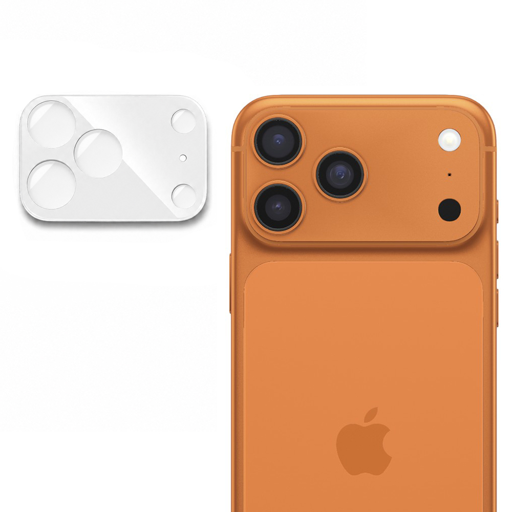 Калъф за камера за iPhone 17 Pro Max - Techsuit Full Camera Glass - Сребрист