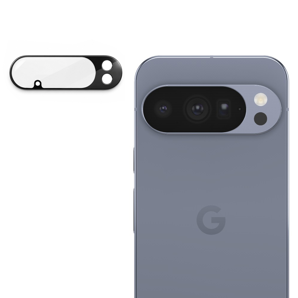Капак за камера за Google Pixel 10 Pro - Techsuit Full Camera Glass - Черен