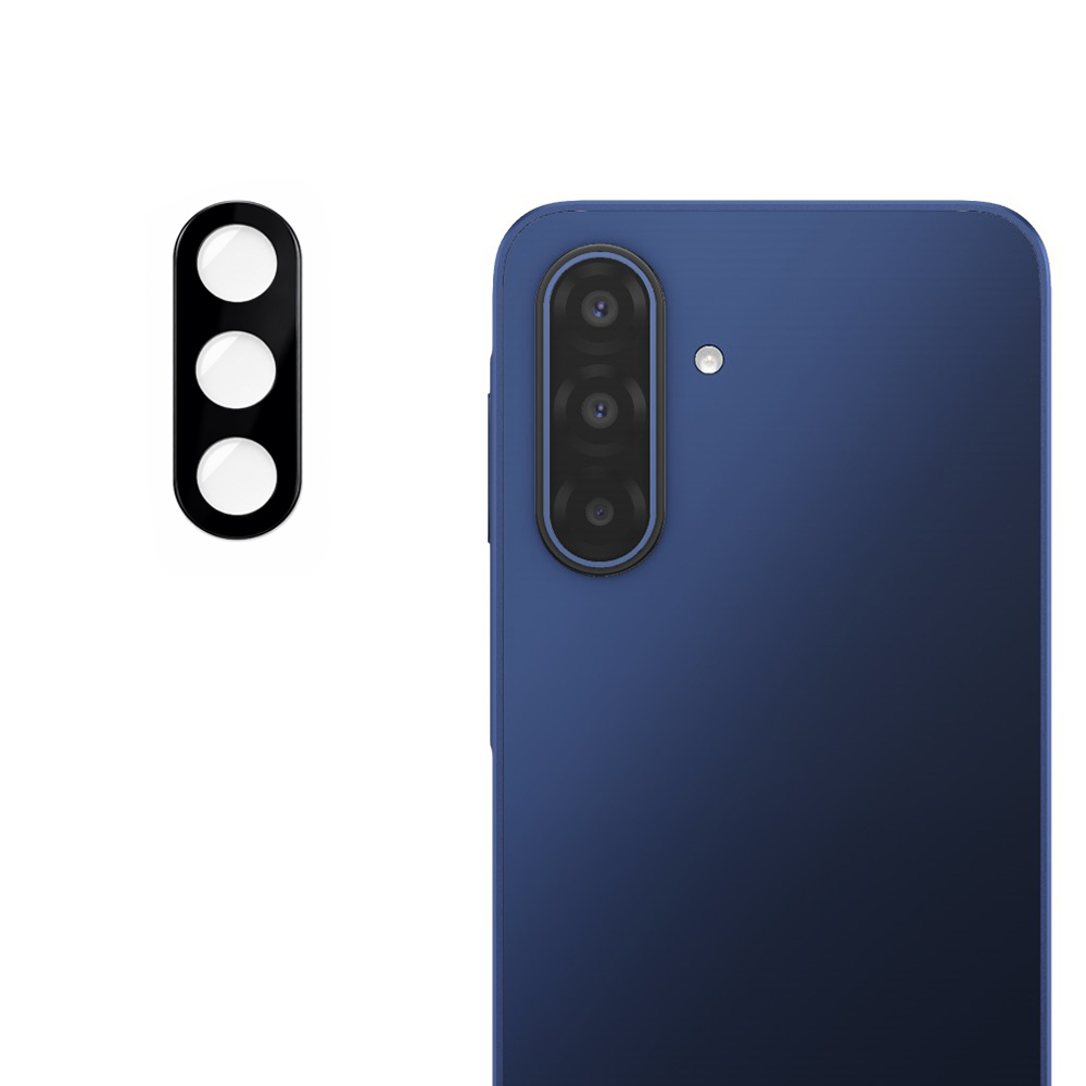 Капак за камера за Samsung Galaxy A17 5G / A17 4G - Techsuit Full Camera Glass - Черен