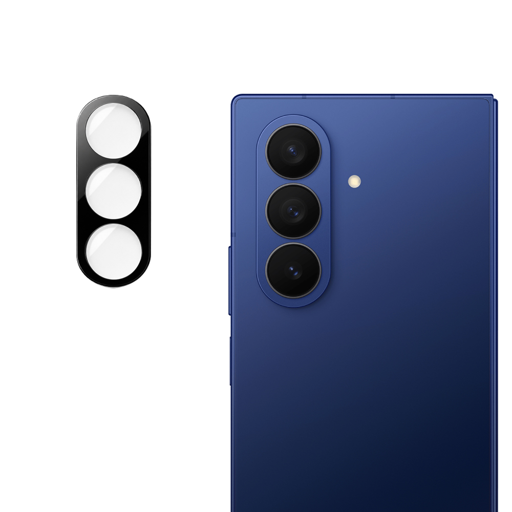 Фолио за камера за Samsung Galaxy Z Fold7 - Techsuit Full Camera Glass - черно