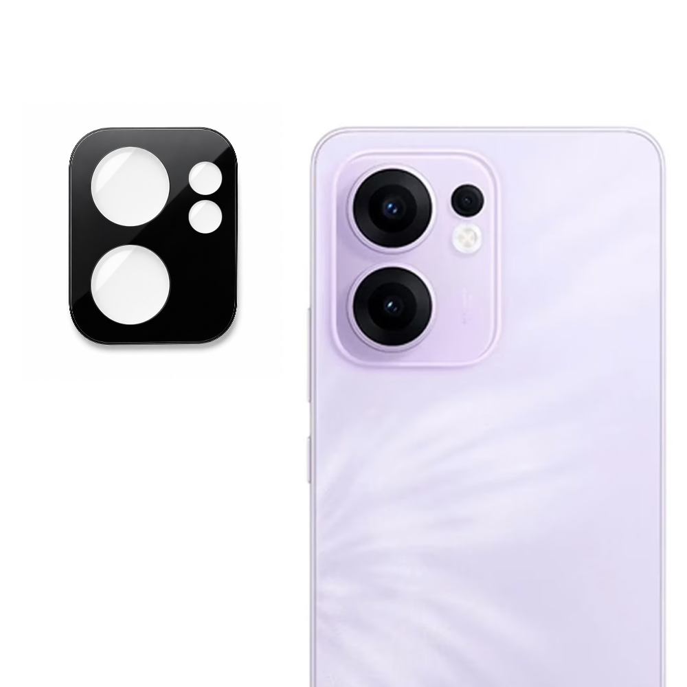 Фолио за камера за Oppo Reno13 F 4G / Reno13 F 5G / Reno13 FS 5G - Techsuit Full Camera Glass - черно