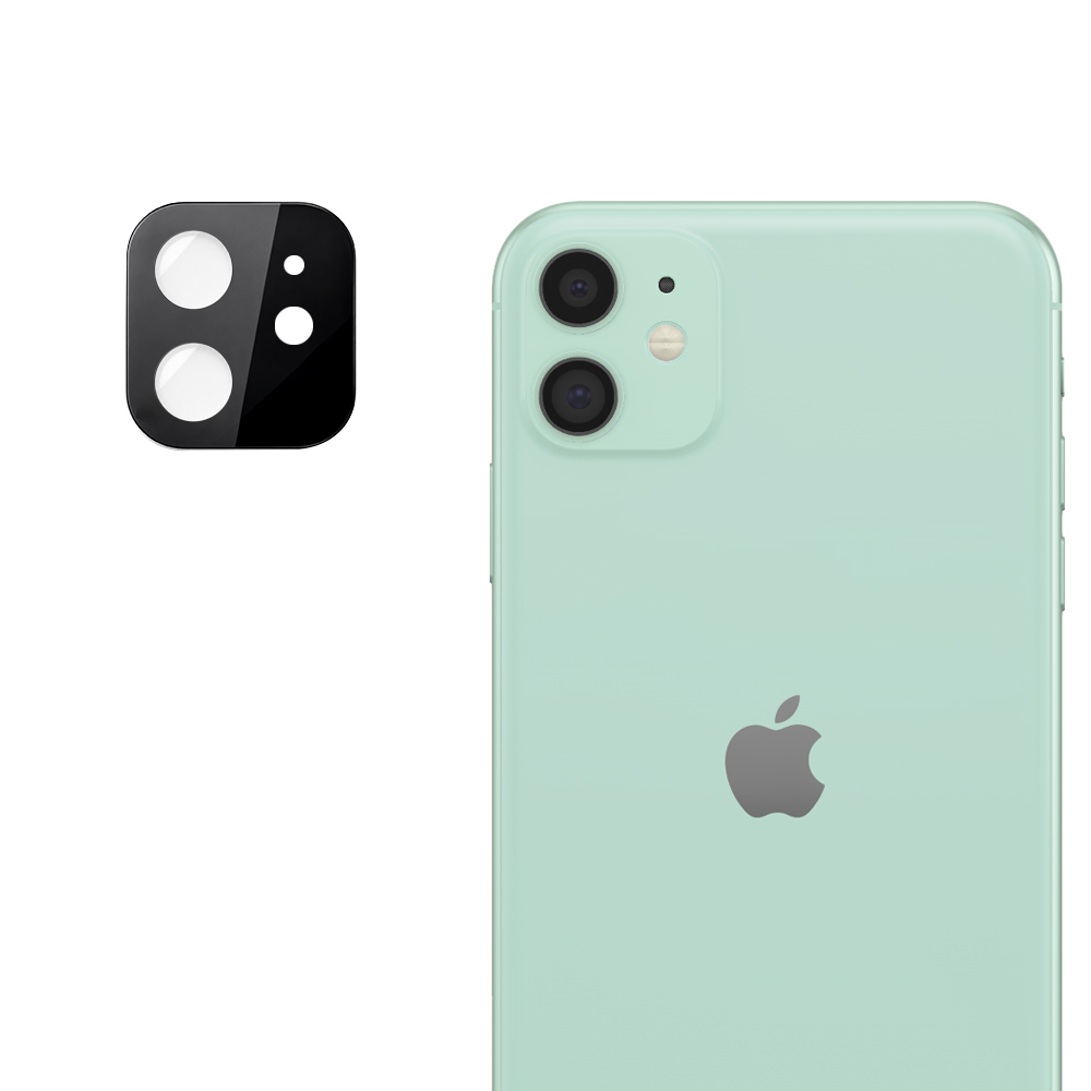 Калъф за камера за iPhone 11 - Techsuit Full Camera Glass - Черен