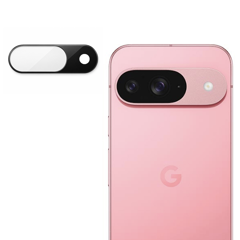 Капак за камера за Google Pixel 9 - Techsuit Full Camera Glass - Черен