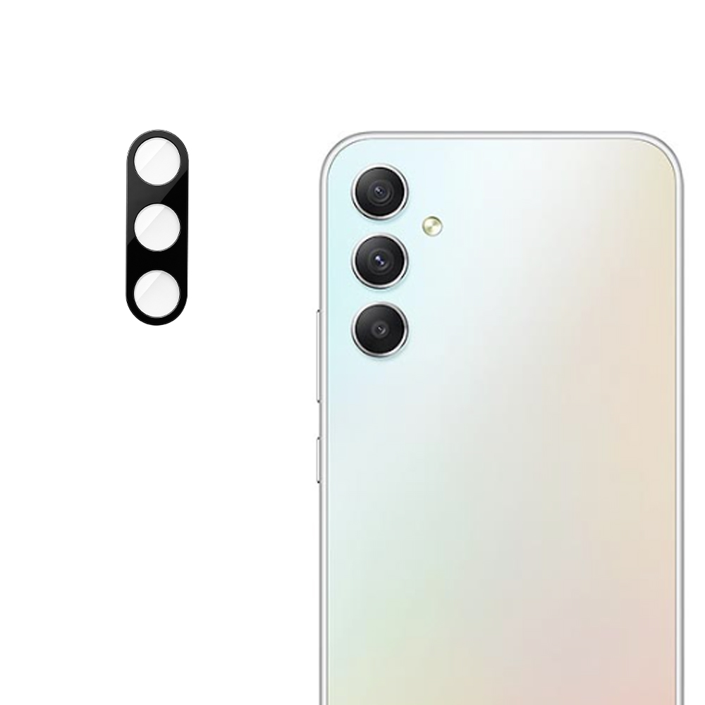 Капак за камера за Samsung Galaxy A34 5G - Techsuit Full Camera Glass - Черен