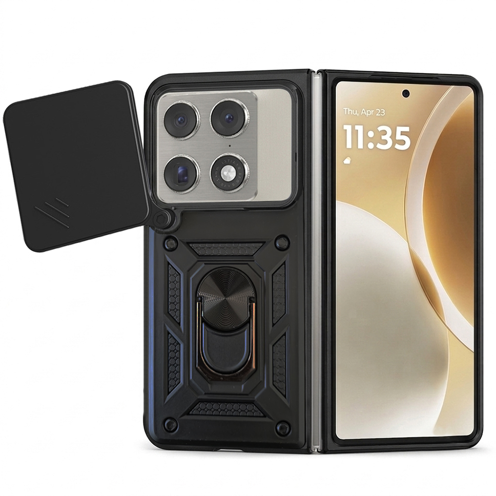 Калъф за Motorola Razr Fold - Techsuit CamShield Series - Черен