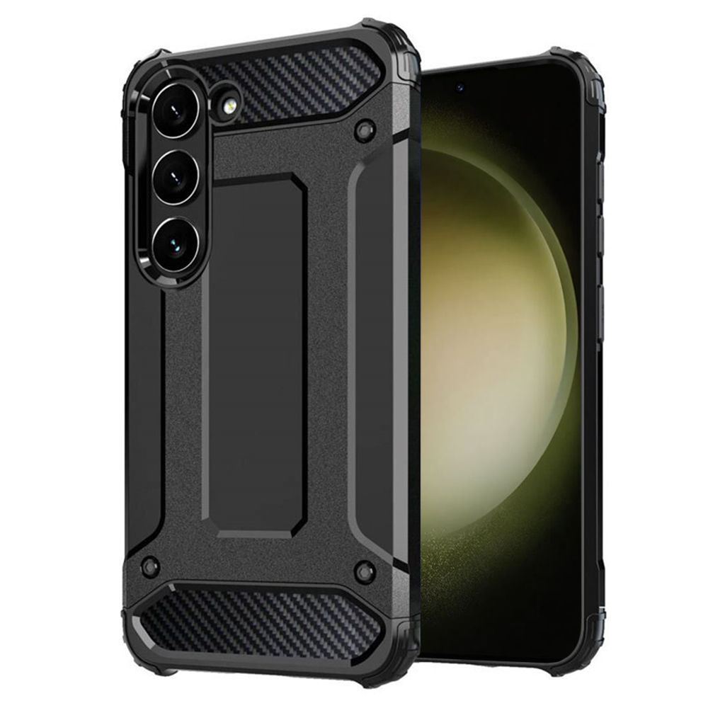 Калъф за Samsung Galaxy S23 Plus - Techsuit Hybrid Armor - Черен