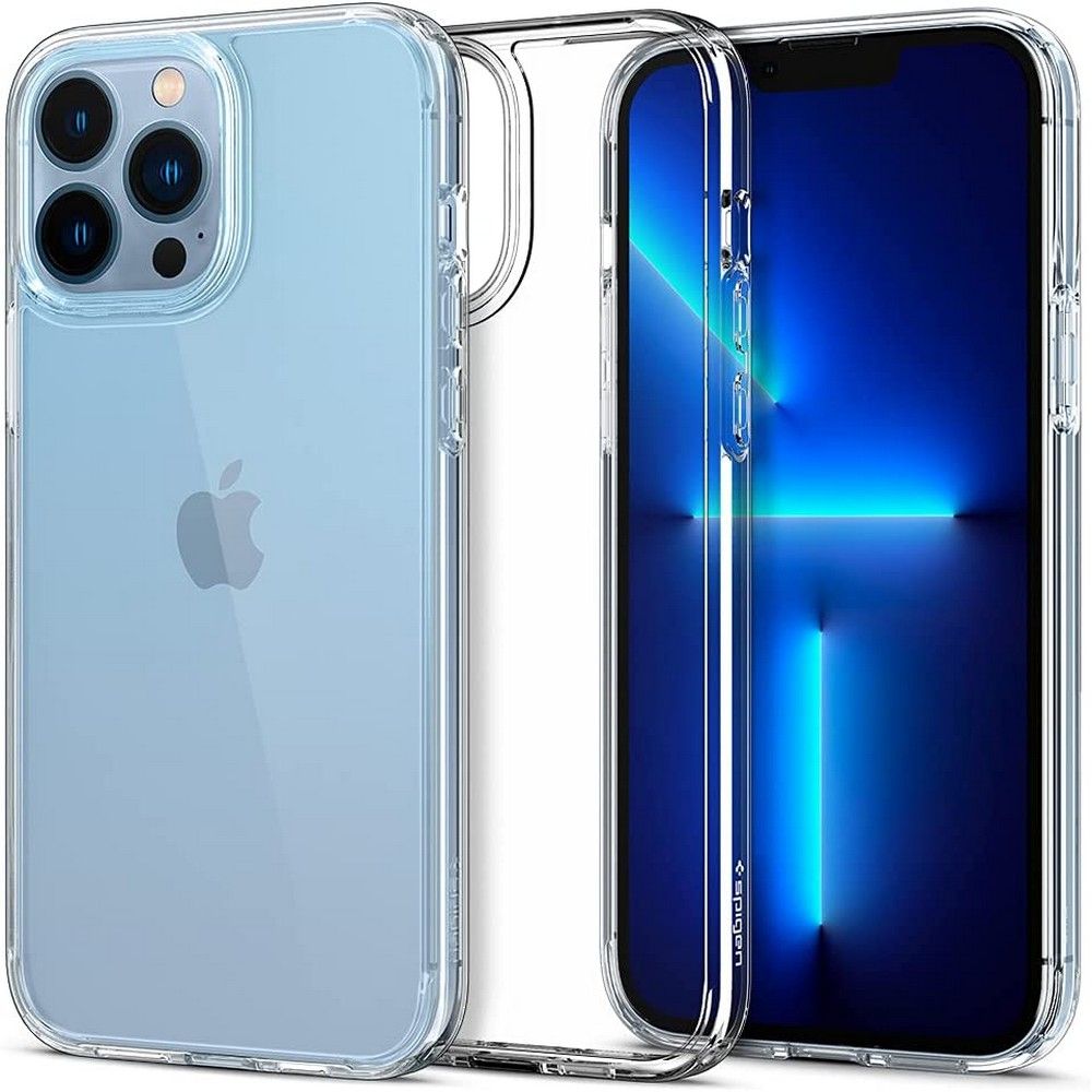 Калъф за iPhone 13 Pro - Spigen Ultra Hybrid (ACS03261) - Crystal Прозрачен