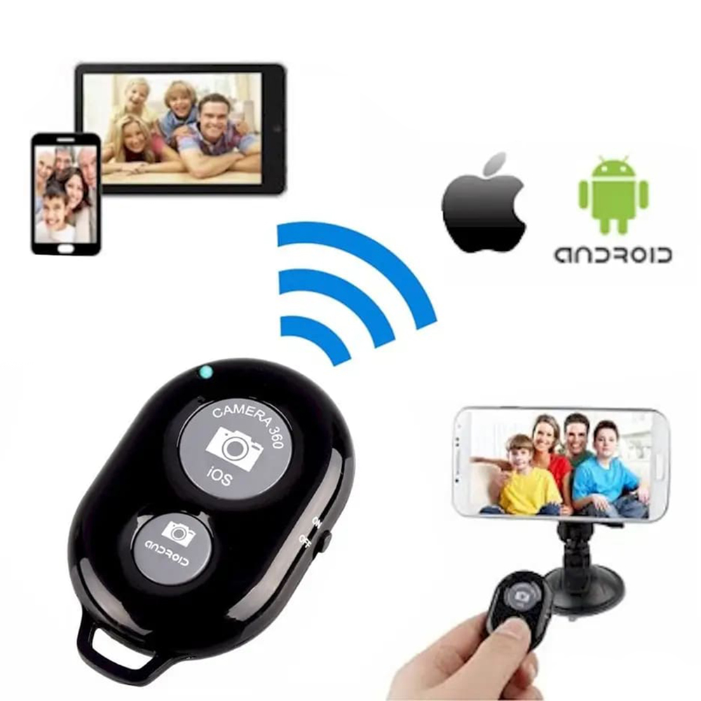Селфи стик за дистанционно управление - Techsuit Bluetooth Control (RMC-01) - Черен
