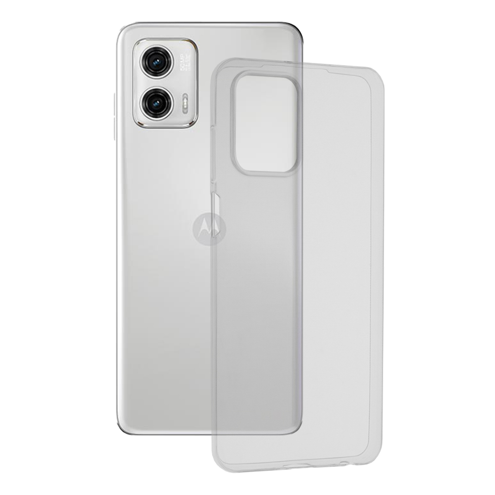 Калъф за Motorola Moto G73 - Techsuit Прозрачен Silicone - Прозрачен