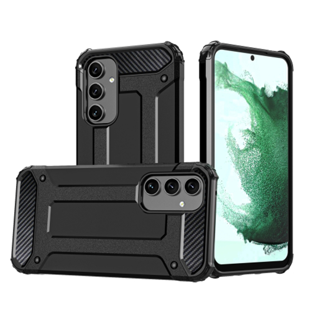Калъф за Samsung Galaxy A54 - Techsuit Hybrid Armor - Черен
