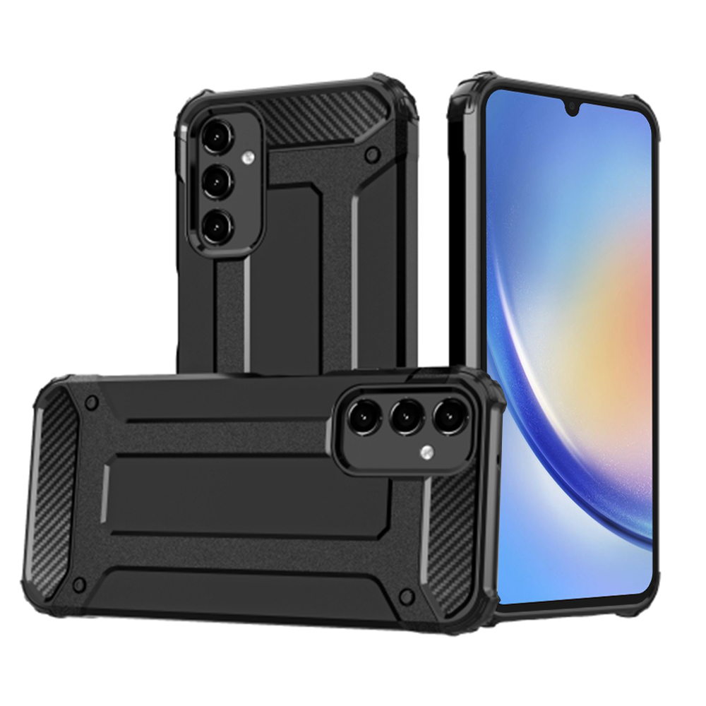 Калъф за Samsung Galaxy A34 5G - Techsuit Hybrid Armor - Черен