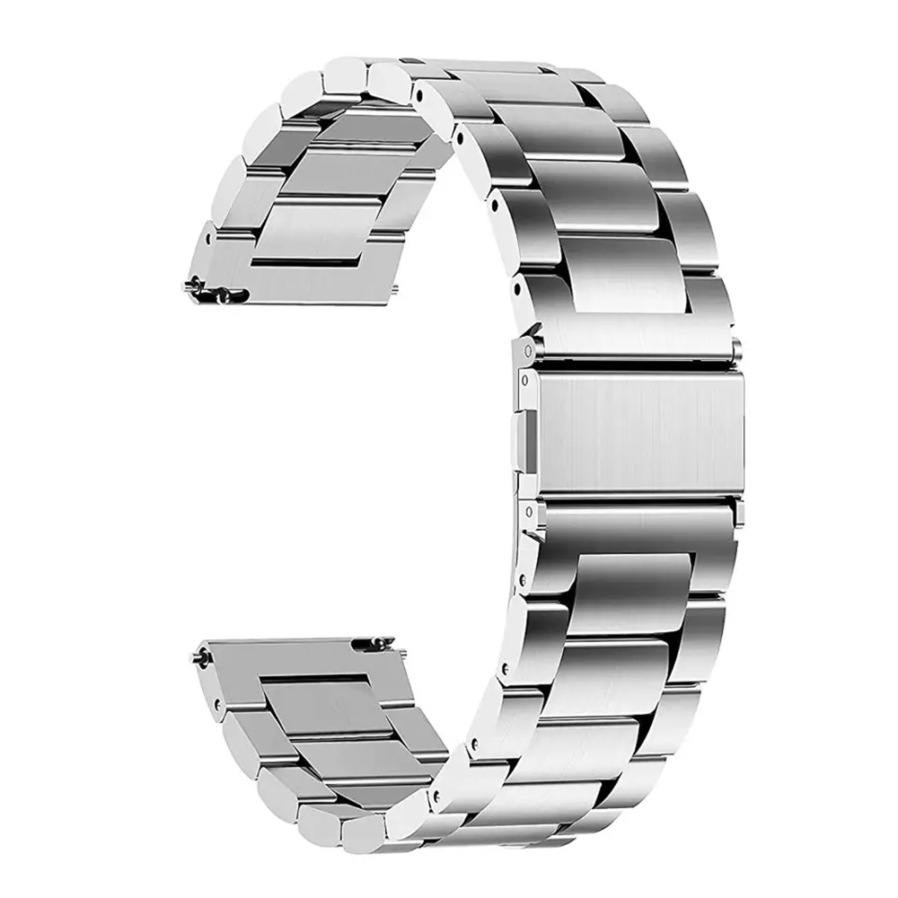 Каишка за Huawei Watch GT 4 (41mm)/W1/Honor Watch S1/Garmin Venu 2S/Vivoactive 4S - Techsuit Watchband 18mm (W010) - Сребрист