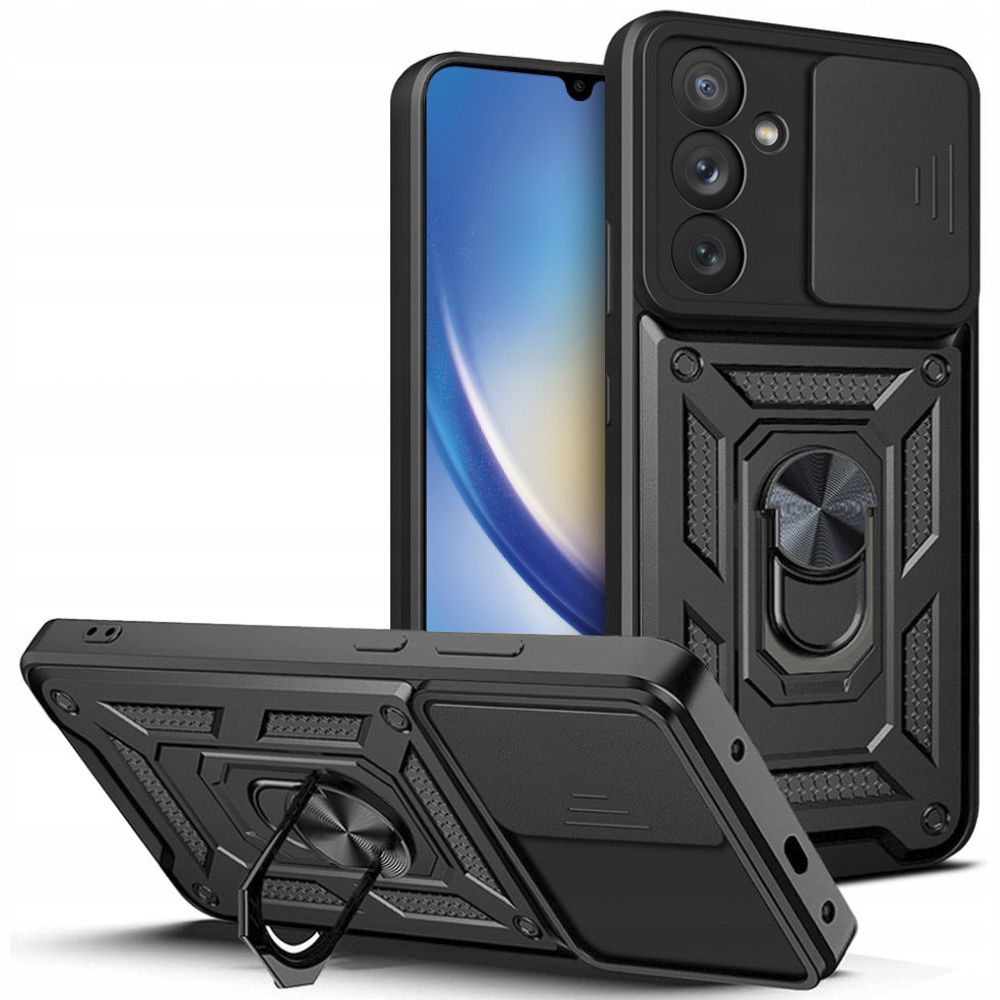 Калъф за Samsung Galaxy A34 5G - Techsuit CamShield Series - Черен