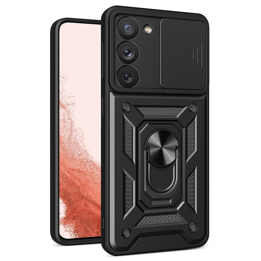 Калъф за Samsung Galaxy S23 Plus - Techsuit CamShield Series - Черен