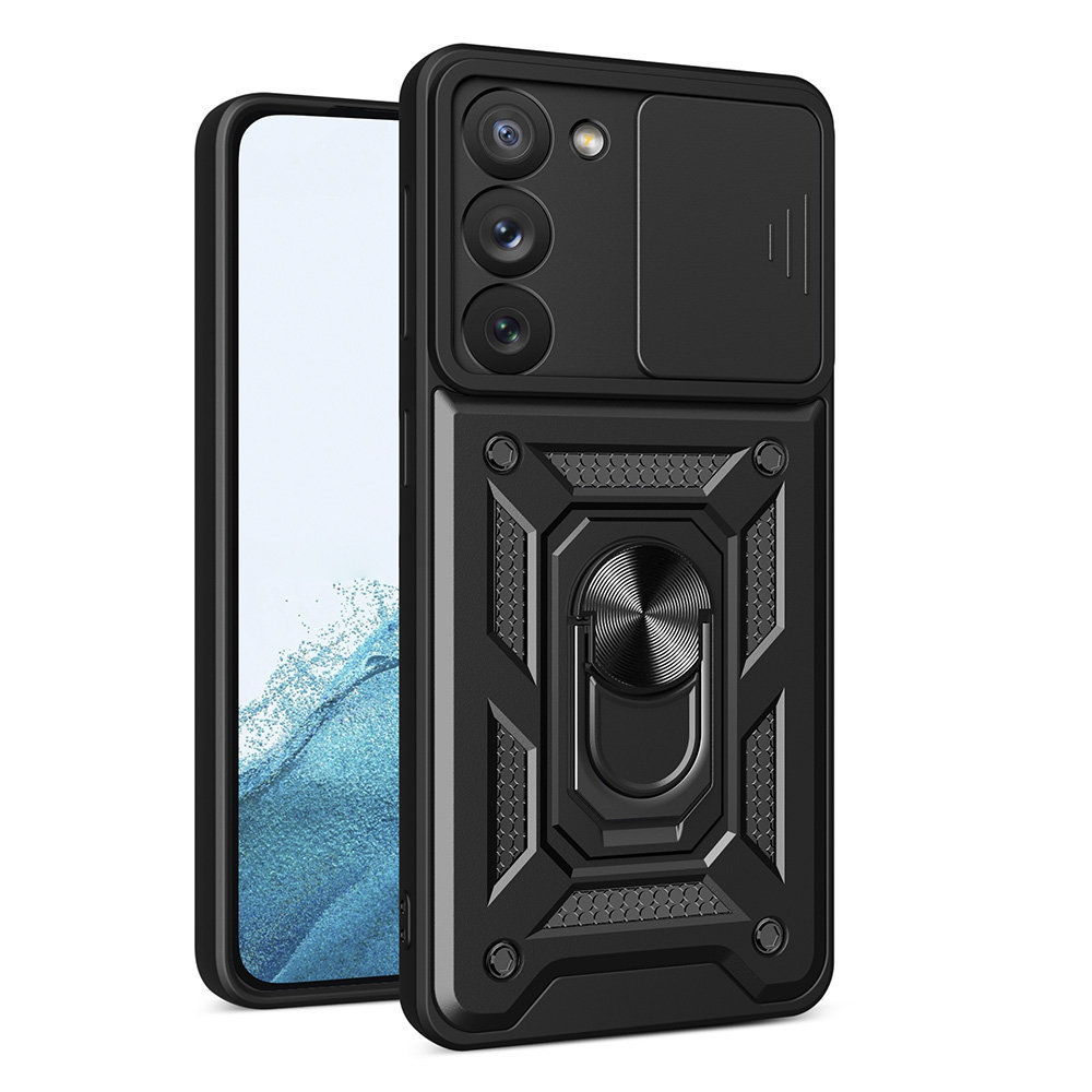 Калъф за Samsung Galaxy S22 5G - Techsuit CamShield Series - Черен