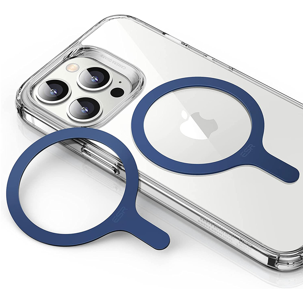 MagSafe HaloLock Адаптер за пръстен за зареждане MagSafe HaloLock (комплект 2) - ESR Universal Ring 360 - Син