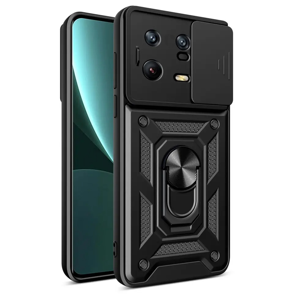 Калъф за Xiaomi 13 Pro - Techsuit CamShield Series - Черен