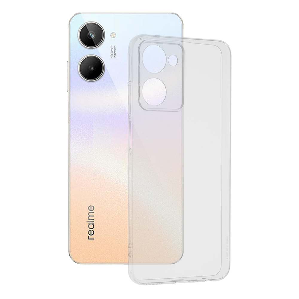 Калъф за Realme 10 4G - Techsuit Прозрачен Silicone - Прозрачен