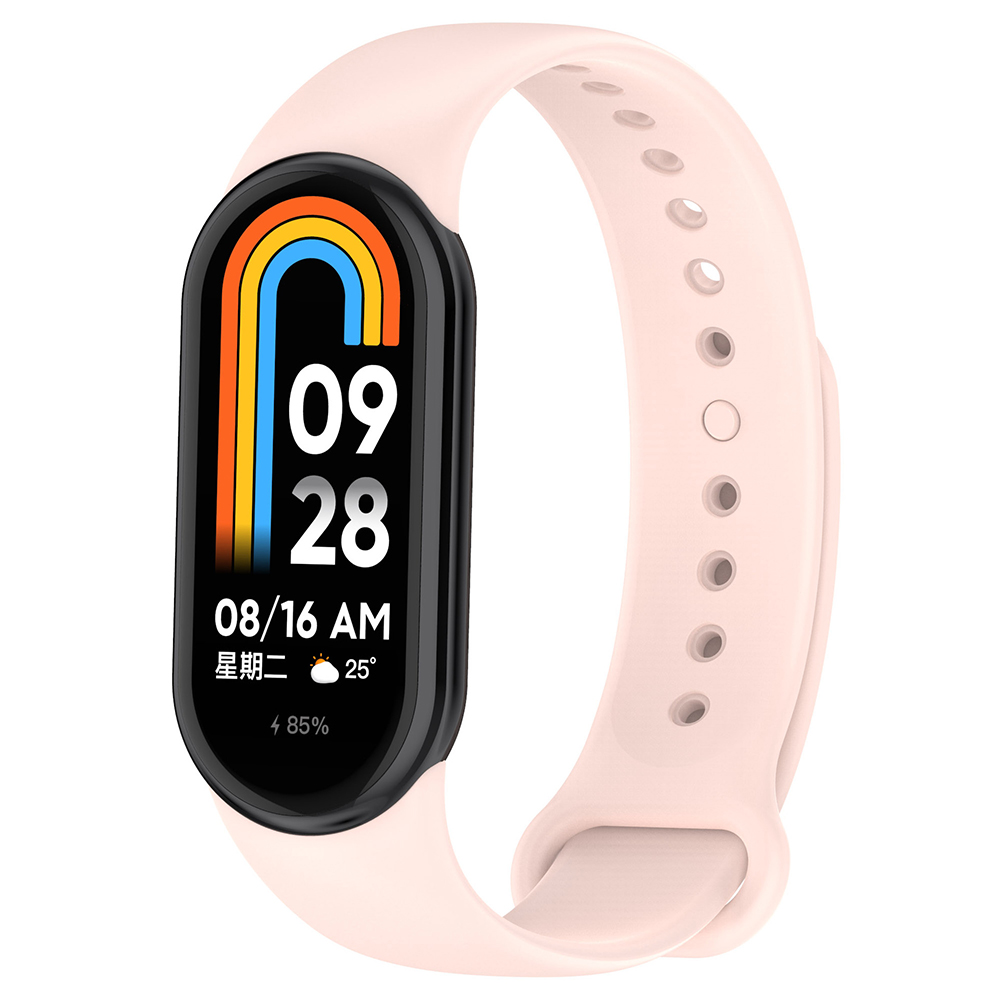 Каишка за Xiaomi Mi Band 8 / 8 NFC / 9 / 9 NFC / 10 - Techsuit Каишка за часовник (W014) - Розов