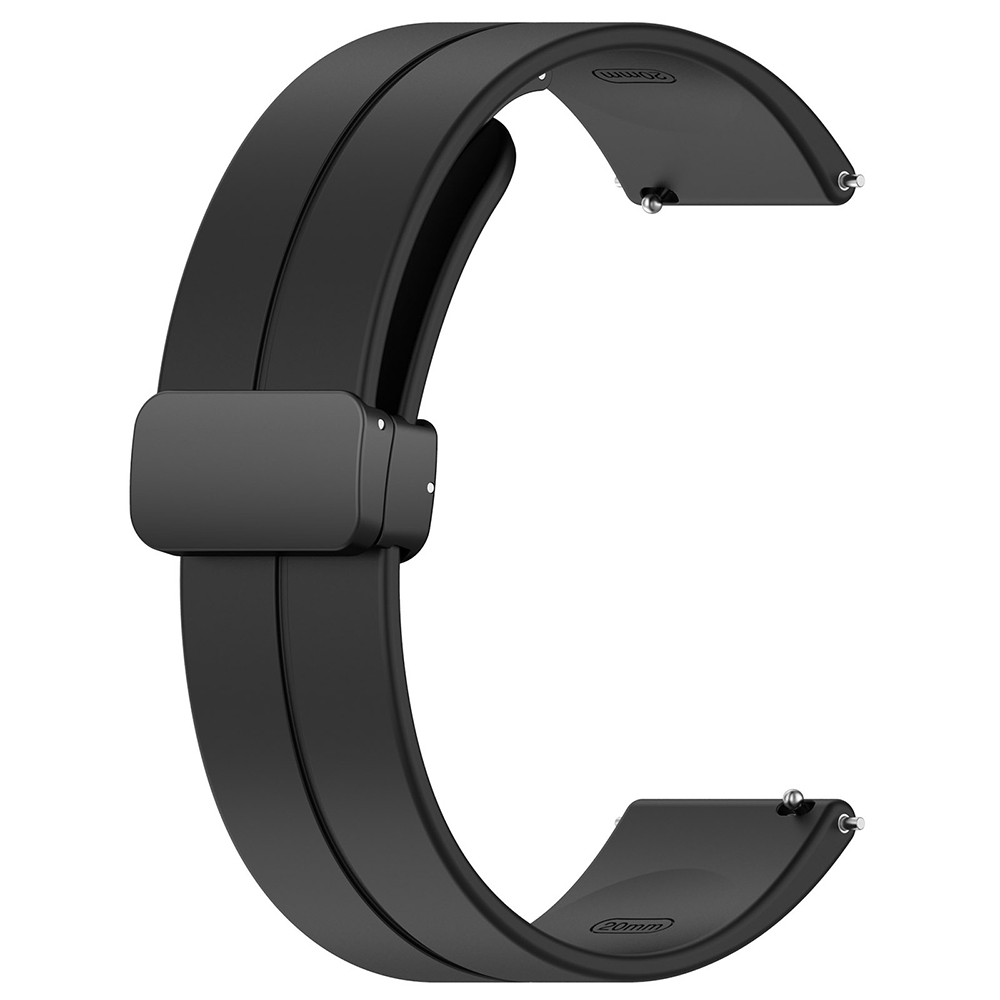 Каишка за Samsung Galaxy Watch 4/5/Active 2, Huawei Watch GT 3 (42mm)/GT 3 Pro (43mm) - Techsuit Watchband (W011) - Черен