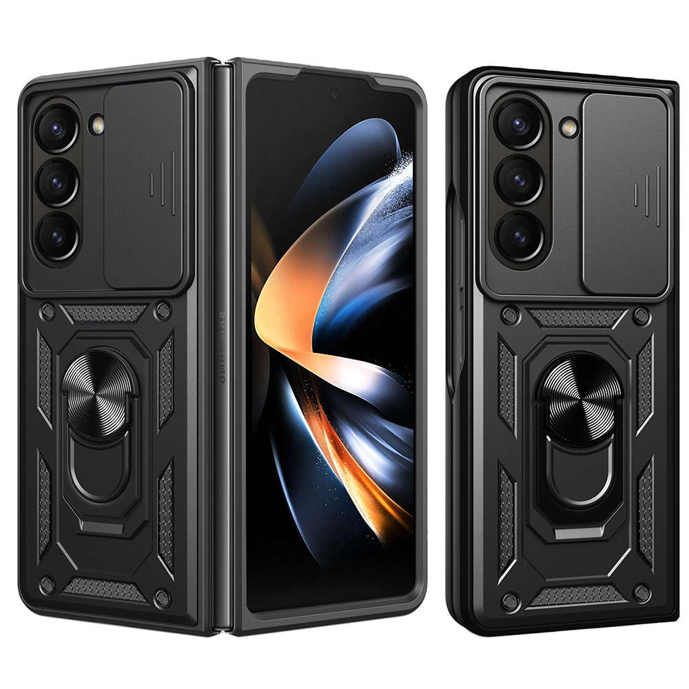 Калъф за Samsung Galaxy Z Fold5 - Techsuit CamShield Series - Черен