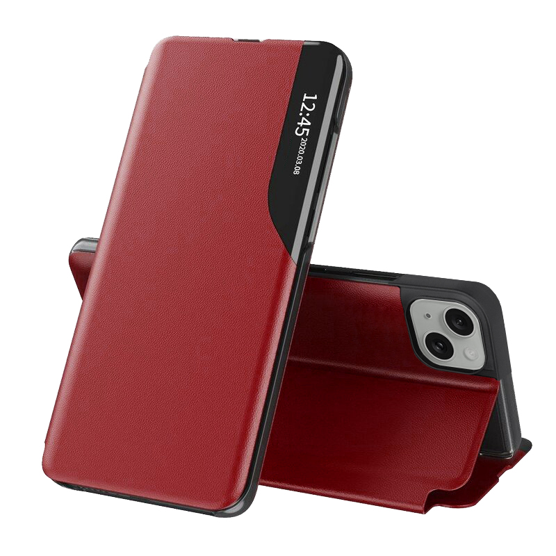 Калъф за iPhone 15 Plus - Techsuit eFold Series - Червен