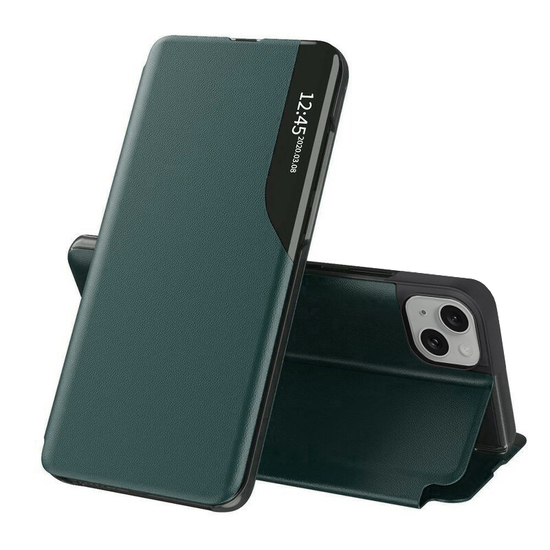 Калъф за iPhone 15 Plus - Techsuit eFold Series - Тъмнозелен