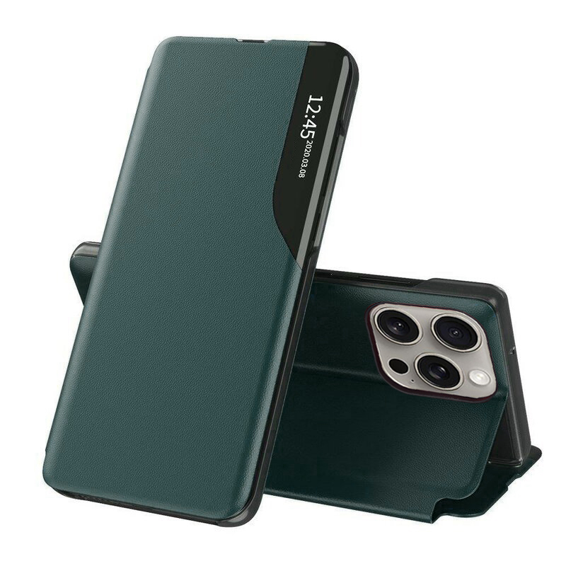 Калъф за iPhone 15 Pro - Techsuit eFold Series - Тъмнозелен