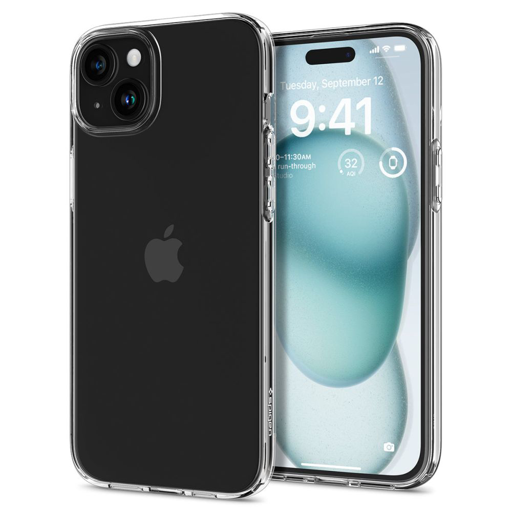 Калъф за iPhone 15 - Spigen Liquid Crystal (ACS06786) - Прозрачен