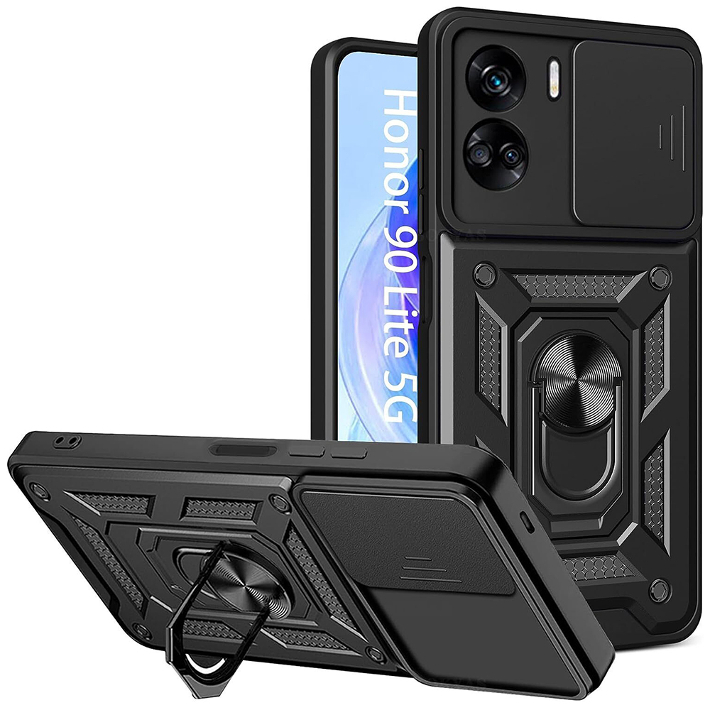 Калъф за Honor 90 Lite - Techsuit CamShield Series - Черен