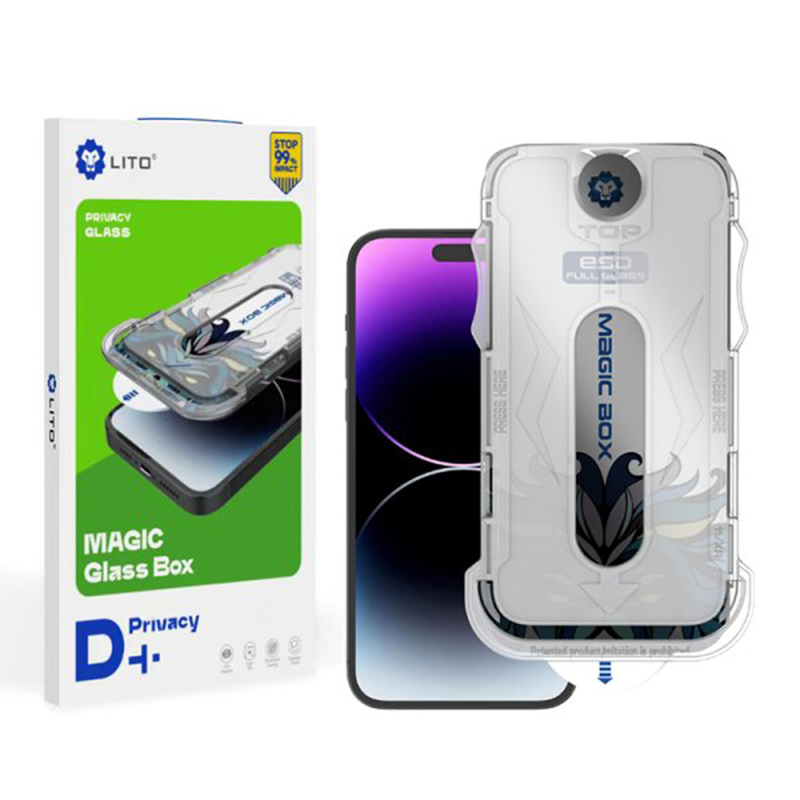 Калъф за iPhone 15 Pro - Lito Magic Glass Box D+ Tools - Privacy