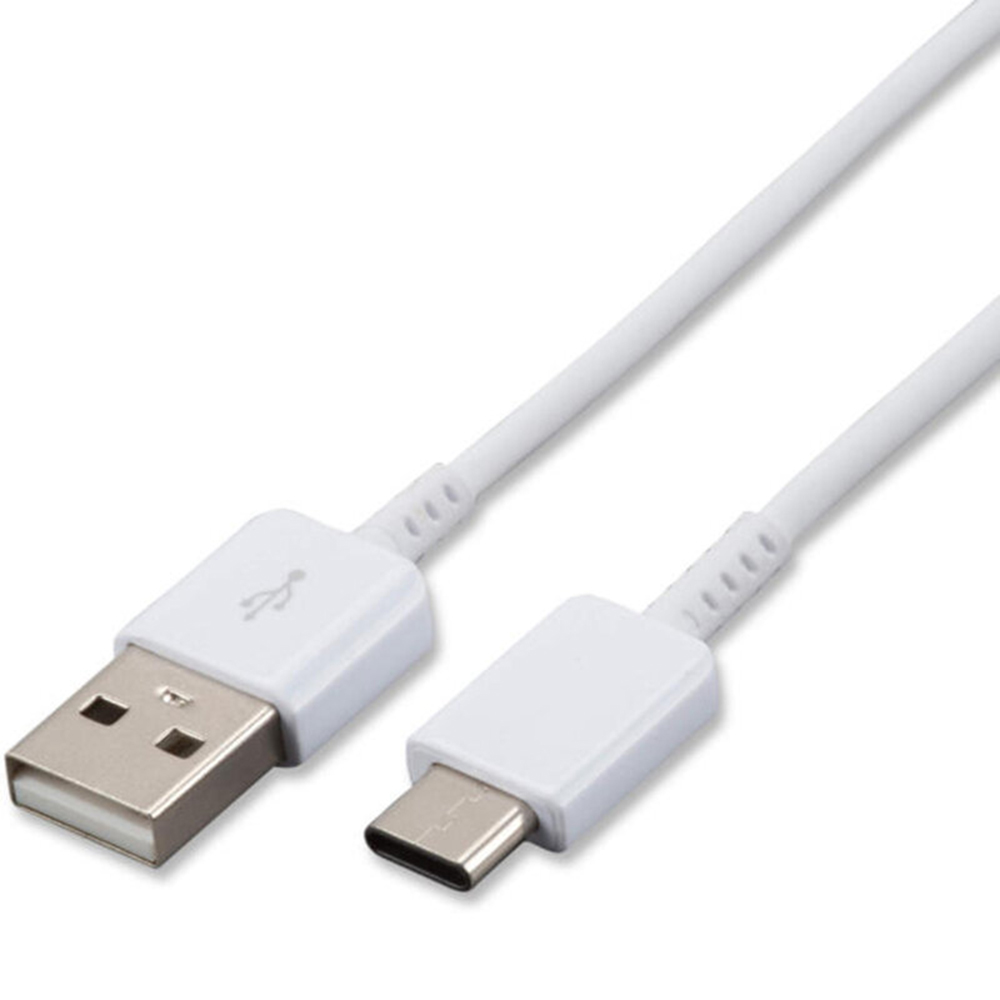 Кабел за данни USB Type-C, 3A, 1.2m - Samsung (EP-DN930CWE) - Бял (Опаковка на едро)