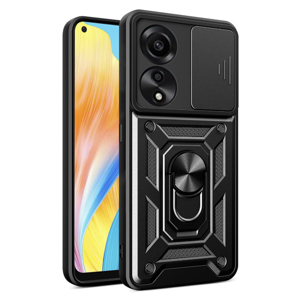 Калъф за Oppo A78 4G - Techsuit CamShield Series - Черен
